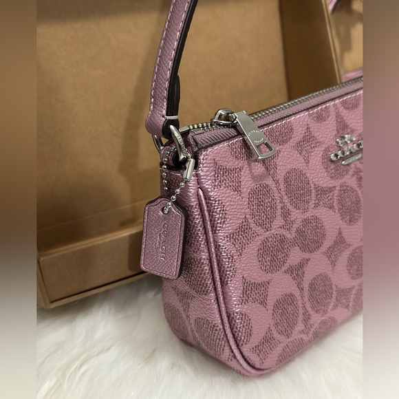 🌸🌸 Coach Boxed Nolita 19 And Nolita Bag Charm Set In Signature Canvas - Picture 9 of 14